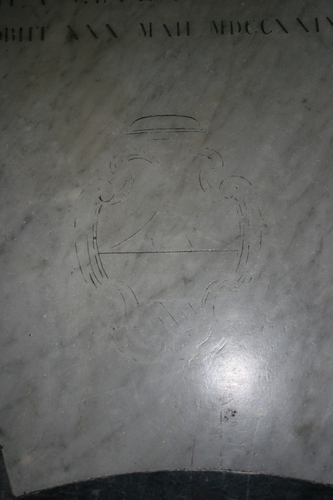 Gregorio Selleri, Grabmal in S. Maria sopra Minerva, Wappen