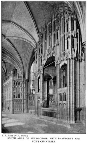Henry Beaufort Lancaster, Grabmal Winchester Cathedral, Standort