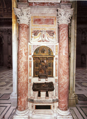 Innozenz VIII., Grabmal S. Pietro in Vaticano, Gesamtansicht