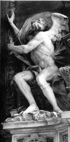 Lorenzo Imperiali, Grabmal S. Agostino, Allegorie der Zeit