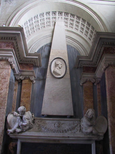 Francesco Maria Mancini, Grabmal S. Maria in Aracoeli, Obelisk