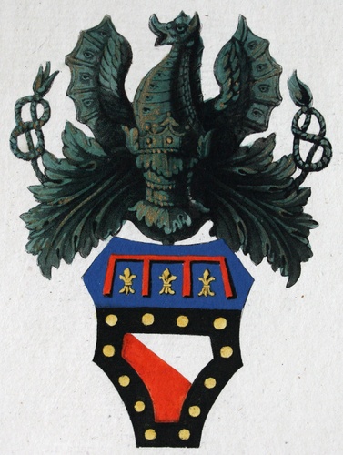 Wappen der Familie Gozzadini aus Litta, Famiglie celebri italiane