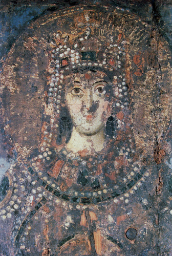 Marco Sittico Altemps, Grabmal in S. Maria in Trastevere, Altarbild, Detail: Madonna della Clemenza