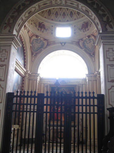 Aloisio Mattei, Grabmal S. Maria in Aracoeli, Standort, Mattei-Kapelle