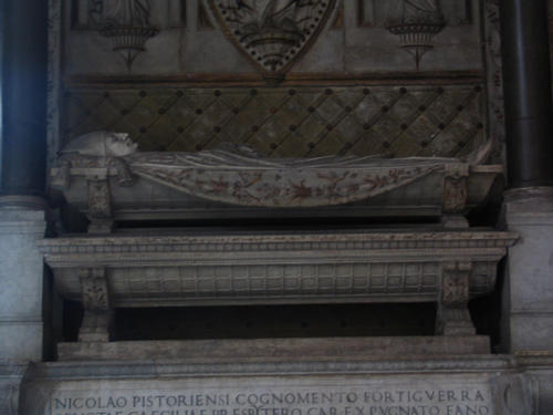 Niccolo Forteguerri, Grabmal S. Cecilia, Kardinalsfigur