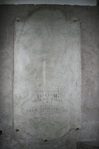Nicolo Maria Lercari, Bodenplatte in S. Pietro in Vincoli