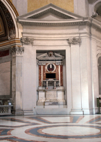 Pietro Paolo Parisi, Grabmal S. Maria degli Angeli, Standort