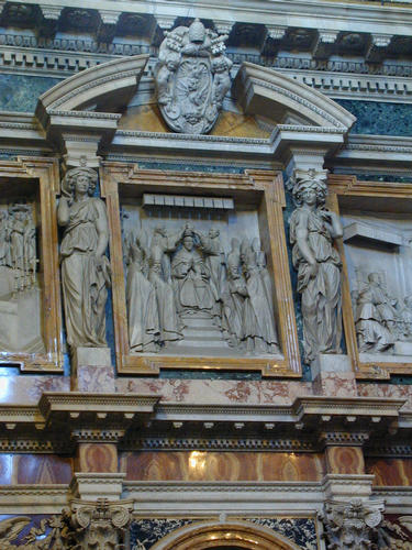 Paul V., Grabmal S. Maria Maggiore, Relief