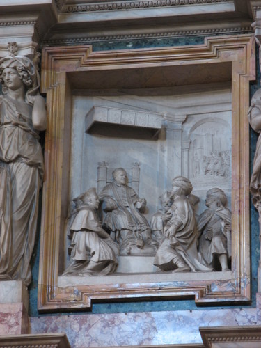 Paul V., Grabmal S. Maria Maggiore, Relief oben rechts
