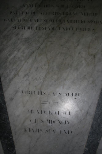 Philipp Thomas Howard of Norfolk, Grabmal S. Maria sopra Minerva, Inschrift Teil zwei