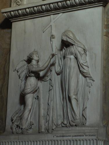 Francois de Pierre de Bernis, Grabmal S. Luigi dei Francesi, figürliche Darstellung