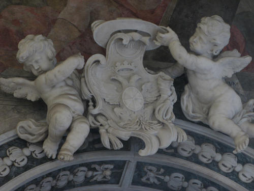 Pietro Basadonna, S. Marco, Grabmal, Wappen