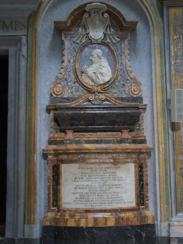 Pietro Marcellino Corradini, Grabmal S. Maria in Trastevere, Gesamtansicht