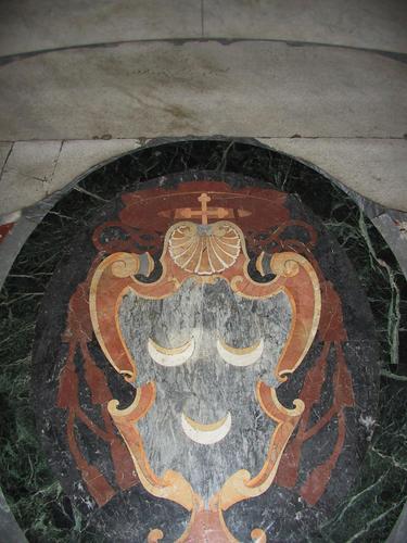 Pietro Paolo Crescenzi, Grabmal S. Maria in Vallicella, Wappen