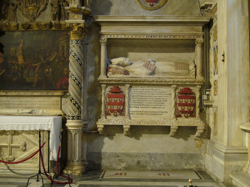 Pietro Stephaneschi, Grabmal S. Maria in Trastevere, Gesamtansicht