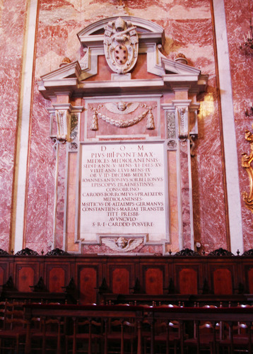 Pius IV., Grabmal S. Maria degli Angeli, Gesamtansicht