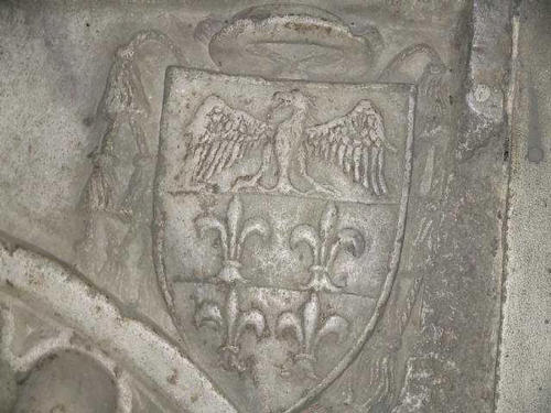 Enrico Rampini de S. Allosio, Grabmal S. Clemente, Wappen