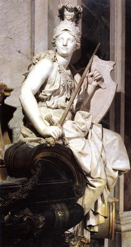 Innozenz XI., Grabmal S. Pietro in Vaticano, Fortitudo