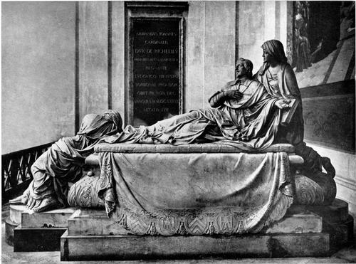 Armand Jean du Plessis Duc de Richelieu, Grabmal Chapelle de la Sorbonne, Gesamtansicht