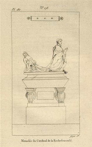 Francois de la Rochefoucauld, Grabmal Saint-Geneviève, Stich