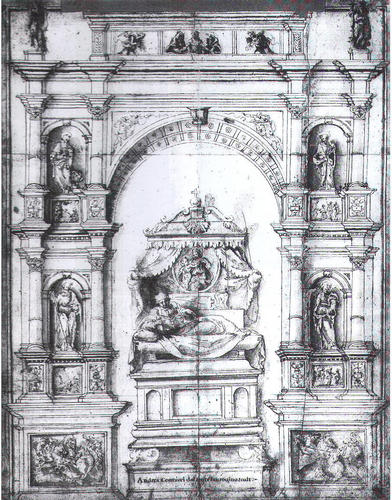 Jacopo Sansovino, Entwurf für ein Grabmal