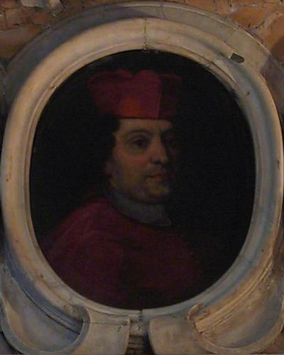 Andrea Santacroce, Grabmal S. Maria in Publiculis, Porträt