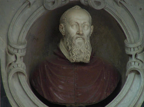 Prospero Santacroce, Grabmal S. Maria Maggiore, Porträt