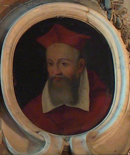 Prospero Santacroce, Grabmal S. Maria in Publiculis, Porträt