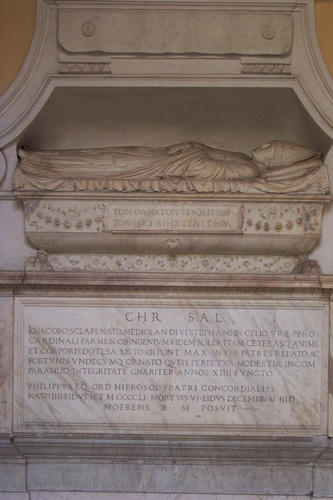 Giovanni Giacomo Schiaffenati, Grabmal S. Agostino, Sarkophag