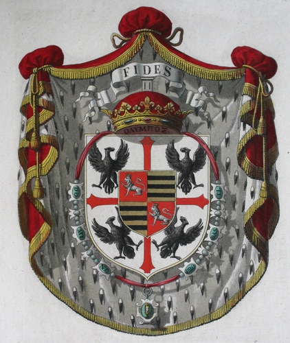 Wappen der Familie Gonzaga aus Litta, Famiglie celebri italiane