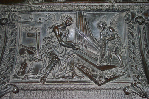 Sixtus IV., Grabmal S. Pietro in Vaticano, Detail
