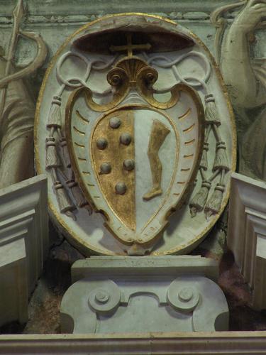 Stanislao Hosius, Grabmal S. Maria in Trastevere, Wappen