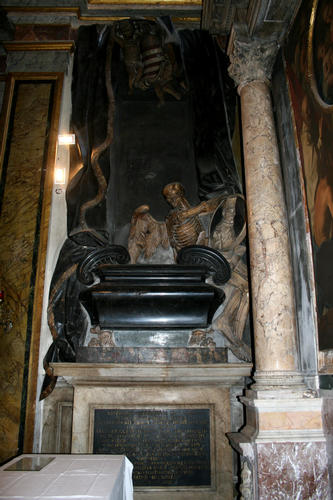 Stefano Durazzo, Grabmal S. Maria in Monterone, frontale Gesamtansicht