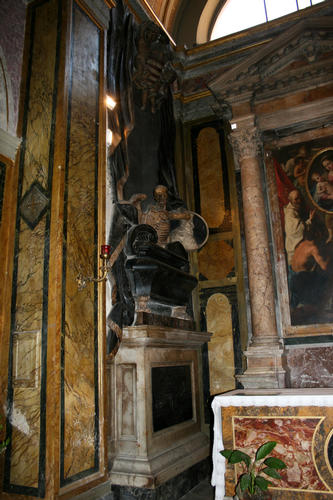 Stefano Durazzo, Grabmal S. Maria in Monterone, laterale Gesamtansicht