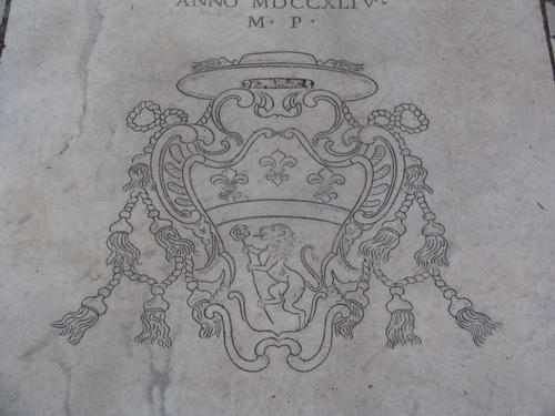 Vincenzo Maculan, Grabmal S. Sabina, Wappen