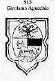 Girolamo Agucchio (Agucci), Wappen Agucchio (Agucci)