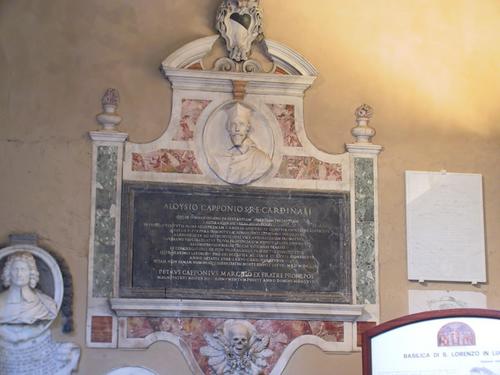 Luigi Capponi, Grabmal S. Lorenzo in Lucina, Gesamtansicht
